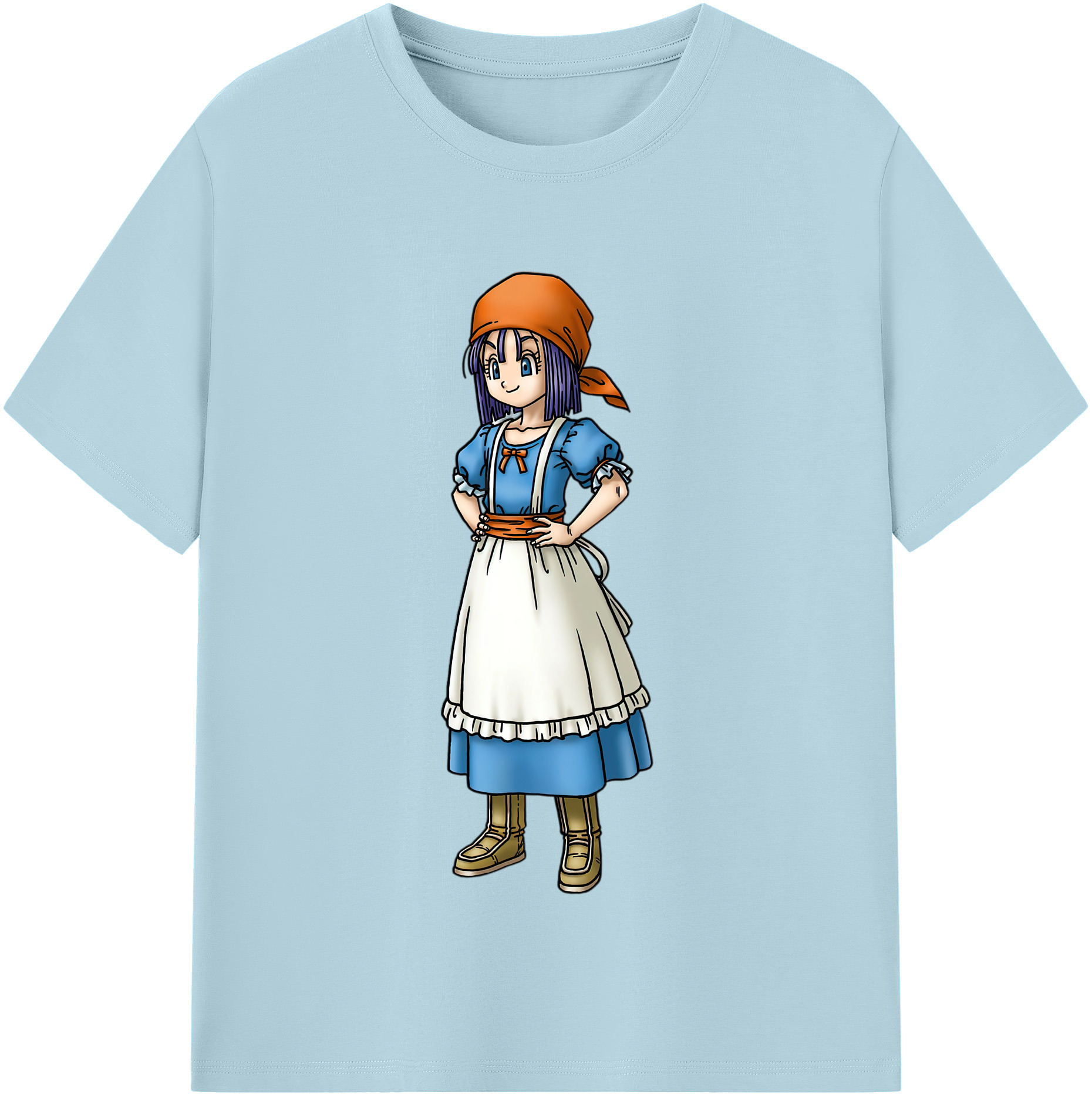 （画像用） ドラゴンクエスト Doragon Kuesuto Dragon Quest 綿100％半袖Tシャツ（フロントプリント）